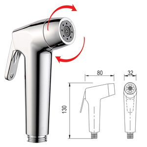 OEM/ODM KSVX-29 Pulvérisateur de bidet en plastique ABS personnalisable Accessoires de toilettes portables pour cuisine moderne salle de bain appartement KSN - Product Image 2