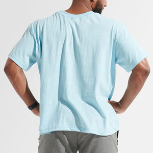 New Arrival Custom Manufacturer Lightweight Quick Drying Gym Oversized Tshirt Men High Quality Custom logo Gym Oversized T-shirt - Product Image 4