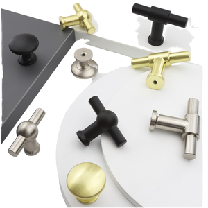 Poignée de meuble en laiton massif de designer, poignée moderne haut de gamme pour tiroir de cuisine, armoire, placard, décoration - Product Image 6