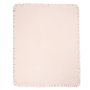 100% Cotton <b>Knitted</b> Baby Blanket Eco-Friendly Solid Color Ruffle Cute Style Blanket Vietnam OEM/ODM Custom Packaging Available - Product Image 2