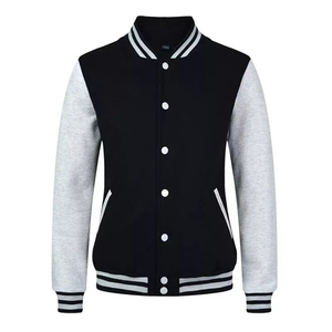 แจ็คเก็ต Letterman Varsity ดีไซน์คลาสสิก คุณภาพสูง ตัวเสื้อทำจากผ้าขนสัตว์ แขนเสื้อทำจากหนังแท้ เหมาะสำหรับใส่ในฤดูหนาว ให้ลุคสมาร์ทและมีสไตล์สำหรับผู้ชาย - Product Image 1