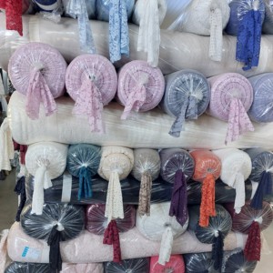 Tissu en tricot 100% POLYESTER fabriqué en Corée, tissu en dentelle, tissu RACEL pour robe, matière pour vêtements de soirée - Product Image 3