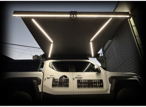Toldo TRAP OVERLAND FAST de 2.5m, toldo automático lateral para overlanding, toldo resistente al viento para coche todoterreno, toldo independiente 4x4 resistente. - Product Image 2