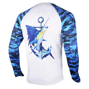 Camiseta de Pesca de Manga Larga para Hombre, de Secado Rápido y Transpirable, Personalizada con Capucha y Máscara - Product Image 2