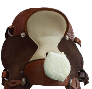 Direct India Selle de cheval portable en bois de style western, à motifs sculptés à la main, couleur, taille et logo personnalisables LSWS-3022 - Product Image 6