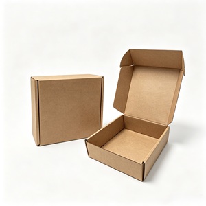 Caja Rígida Cuadrada de Papel Kraft para Almacenamiento y Presentación de Regalos - Product Image 1