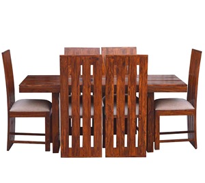 Luxury Commercial Restaurant Furniture Solid Wood <b>Table</b> 6 Chairs Set for Hotel & Gym Use Durable Eco-Friendly - Product Image 2