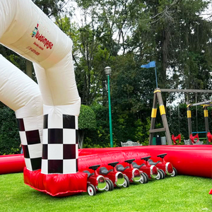 <span class=keywords><strong>Circuito</strong></span> de Carreras Inflable Personalizado, Pista de Go Karts Inflable, Pista de <span class=keywords><strong>Karting</strong></span>, Go Karts en Venta - Rojo - Product Image 4