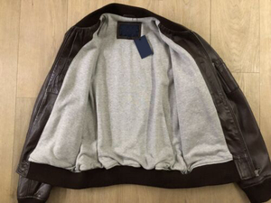 <b>Men</b>’s <b>Lightweight</b> Black Bomber <b>Jacket</b> Zipper Front Flight <b>Jacket</b> with Ribbed Cuffs, Casual Streetwear Outerwear - Product Image 5