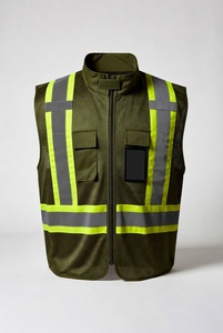 Gilet de travail respirant pour hommes, haute performance, gilet de sécurité réfléchissant pour hommes - Product Image 6