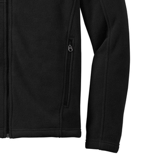 Chaqueta de Forro Polar Negra para Hombre ELEGANT CORPORATION, Cuello Alto, Cierre de Cremallera, Ropa Casual de Invierno, Corte Regular, Material de Poliéster - Product Image 4