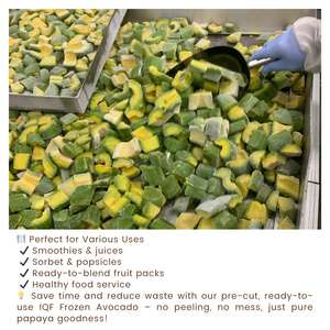 อะโวคาโดแช่แข็ง IQF จากเวียดนาม สำหรับอุตสาหกรรม จำหน่ายจำนวนมาก - Product Image 6