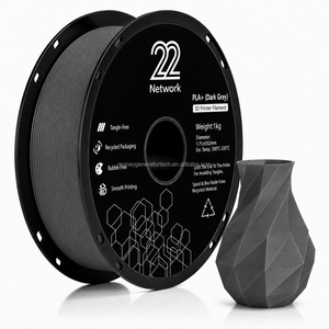 Filamento PLA+ Gris Oscuro 22Network al por Mayor, Bobina de 1.75mm y 1KG, Filamento para Impresora 3D Industrial de Alta Velocidad 300mm/s, OEM ODM - Product Image 1
