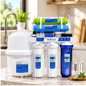 Système de filtration d'eau par osmose inverse Wellsys RO-100W à 7 étapes, 100 GPD, purificateur d'eau RO sous évier avec réservoir de stockage de 4,5 G - Product Image 6