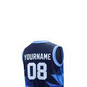 Créez votre propre uniforme de basketball respirant grande taille, 100% polyester, anti-humidité, séchage rapide, ensemble personnalisé - Product Image 5