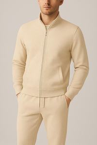 Chándal Deportivo de Invierno Unisex con Logotipo Personalizado, Corte Ajustado, en Tejido Técnico Polar, para Hombre y Mujer, de Alta Calidad - Product Image 4