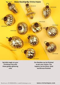 Decoración Navideña de Cristal VIXM-14008 para una Temporada Vintage, Haga que Su Navidad Sea Especial e Inolvidable - Product Image 2