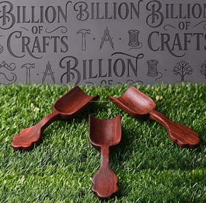 Cuillère en bois pour le rangement dans le garde-manger de la cuisine, pour servir le café, le thé, la farine, le sucre et les ingrédients secs - Product Image 5