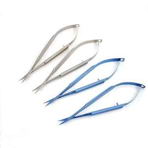 Ciseaux microscopiques Castroviejo, ciseaux orthopédiques pour tenotomie, ciseaux manuels pour microchirurgie ophtalmique, acier inoxydable, précision chirurgicale - Product Image 4