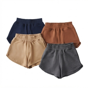 Quick Dry High Elastic Sports <b>Shorts</b> High Waist <b>Pink</b> Knitted <b>Shorts</b> With Pockets Breathable Casual Women Sports <b>Shorts</b> - Product Image 2