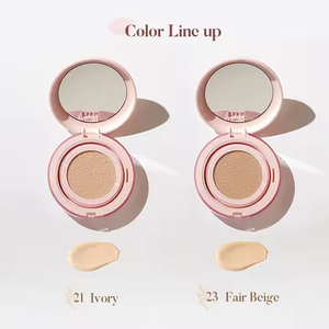 TROISTOUCH Make Mood Silky <b>Cushion</b> 23 Fair <b>Beige</b> Korean Glow <b>Cushion</b> Foundation with Hydrating Beauty Makeup - Product Image 1