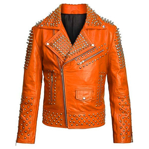 Veste en cuir véritable de qualité supérieure, veste de motard personnalisée pour homme, OEMX, streetwear, vêtements décontractés, vêtements d'extérieur, vente en gros - Product Image 1