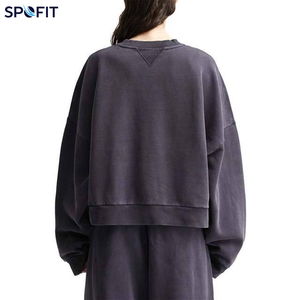 เสื้อสเวตเชิ้ตผู้ชายสำหรับฤดูใบไม้ร่วงและฤดูหนาว ผ้าหนานุ่ม สวมใส่สบาย ผลิตจากโพลีเอสเตอร์/ผ้าฝ้าย ขนฟลีซ พิมพ์ลายดิจิทัล คอกลม ระบายอากาศได้ดี - Product Image 3