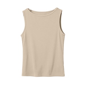 Top Deportivo de Algodón y Elastano de Alta Calidad para Mujer, Estilo Ribbed, Básico, Elástico, Liso, Blanco, Personalizado, Top Corto de Yoga para Mujer - Product Image 5