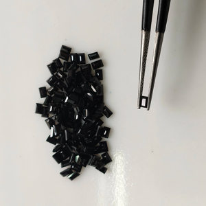 สปิเนลสีดำธรรมชาติ 3x2 มม. ทรงบาแกตต์ คุณภาพดีที่สุด พลอยหลวมสำหรับทำเครื่องประดับ รีดดิ้งเมาน์เทน เจมส์ อิน - Product Image 3