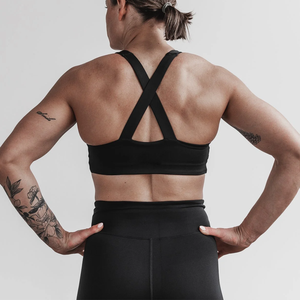 Soutien-gorge de sport pour femme en promotion – Haute qualité, extensible dans 4 directions, respirant, écologique, élasticité moyenne, XS personnalisable à l'avant - Product Image 6