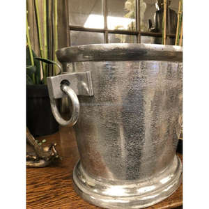 Refroidisseur de Champagne de style vintage de ferme en aluminium grand seau à glace à bière conteneur polyvalent baignoire refroidisseur de vin Logo personnalisé - Product Image 3