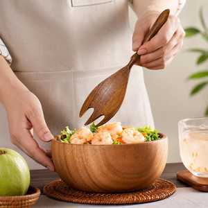 Juego de Utensilios de Cocina de Madera, 3 Piezas, Cucharas de Madera Natural, Resistentes al Calor, Ecológicas, Aptas para Lavavajillas, Seguras para Alimentos - Product Image 4