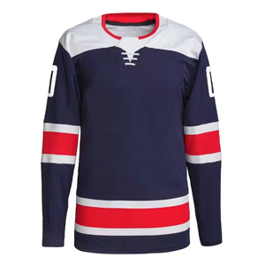 Maillots de hockey sur glace personnalisés en gros, chemises sublimées de haute qualité, uniformes d'équipe pas chers, OEM - Product Image 1