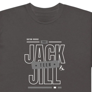 เสื้อยืดลายกราฟิก Charcoal Teen Heavyweight พร้อมดีไซน์พิมพ์ลายตัวอักษร เสื้อยืดแขนสั้นผ้าฝ้ายลำลอง สตรีทแวร์ เสื้อแฟชั่นยอดนิยม - Product Image 3