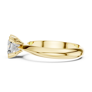 แหวนหมั้นทองคำขาว 14K ทรงคลาสสิก 1.5 กะรัต เพชรทรงคุชชั่น ได้รับการรับรองจาก IGI เพชรเพาะเลี้ยงในห้องปฏิบัติการ ของขวัญวันครบรอบแต่งงาน - Product Image 4