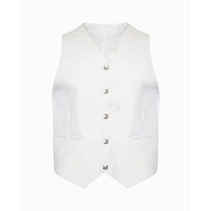 Gilet Prince Charlie formel pour homme en laine blanche avec motif écossais personnalisé – Vêtement d'hiver en promotion - Product Image 1