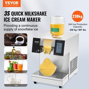 Macchina commerciale del gelato del fiocco di neve dell'acciaio inossidabile 507LBS/24H per produzione del gelato - Product Image 2