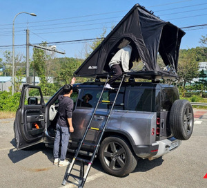 Tente de toit TRAP OVERLAND 9cm ultra-plate, très vendue, coque en aluminium, fabricant OEM, tente de toit pour 4x4 tout-terrain - Product Image 3