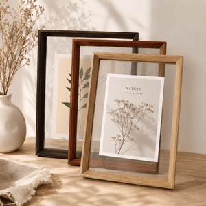 Marco Rectangular de Madera Natural Pulida, Hecho a Mano, Ecológico, de Diseño Moderno, Transparente, para Regalo de Boda, Tamaño Personalizado - Product Image 4
