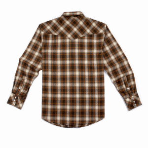 Chemise en flanelle tissée vintage de haute qualité pour homme, boutons nacrés, style western, chemise à carreaux en flanelle, chemise ajustée élégante pour homme - Product Image 5