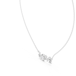 INFINITY LOVE NAZAR LAB GROWN DIAMOND <b>PENDANT</b> SET IN 18KT <b>SOLID</b> WHITE <b>GOLD</b> FOR ENGAGEMENT PARTY VALENTINE GIFT DAILY WEAR - Product Image 4