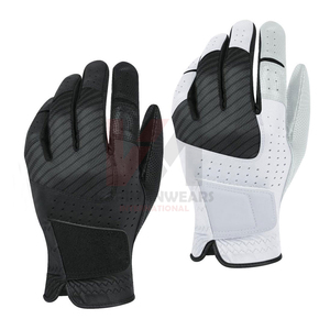 Pro-Fit Cabretta Leather Golf <b>Gloves</b> Custom Logo OEM Professional Flexible Soft Feel Training Gear Wholesale Factory Direct Bulk - Product Image 1