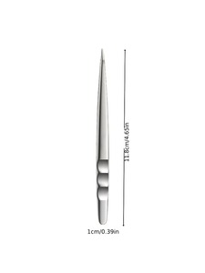 Pinzas de Acero Inoxidable Personalizadas con Punta Recta para Cejas, Rizador de Pestañas de Alta Calidad, Ligero y Duradero, para Injerto de Pestañas - Product Image 6