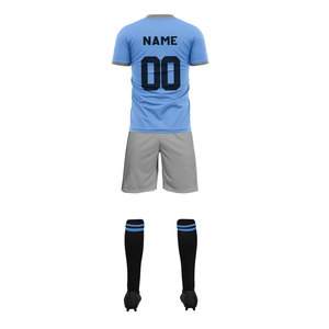 Conjunto de Fútbol para Hombre, Camiseta y Pantalones Cortos, Uniforme Deportivo para Clubes de Fútbol, Partidos, Torneos - Product Image 3