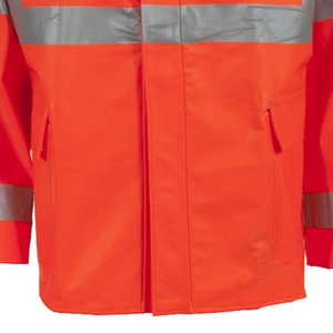 Men Outdoor Hi Vis <b>Working</b> Jackets for Men's Safety High Visibility Reflective <b>Waterproof</b> Safety Jackets Made in Pakistan - Product Image 3
