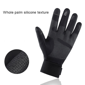 Durable Jogging Running <b>Gloves</b> Secure Wrist Fit High Traction Grip Back Pocket for Keys and Workout Essentials Running <b>Gloves</b> - Product Image 2