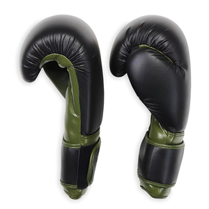 Guantes de Boxeo Azules Profesionales Personalizados para Adultos, de Cuero Resistente, con Nuevo Diseño de Logotipo, Guantes Deportivos de MMA para Exteriores - Product Image 2