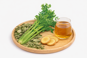 Té de Hierbas Premium: Bolsitas de Té de Apio Seco, Hojas de Loto y Jengibre para Apoyo en la Desintoxicación y Pérdida de Peso, 2G, Raw Health, 40 Bolsitas/Caja - Product Image 6