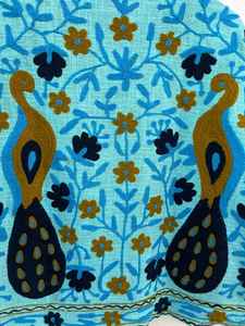 Veste Suzani Paon Faite Main pour Femme – Manteau Bohème Chic à Motifs Floraux – Vêtement d'extérieur Festif et Tendance pour l'Hiver - Product Image 6