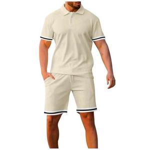 Collection Été 2026 – Ensemble Polo Décontracté à Col Boutonné et Short Séchage Rapide pour Homme – Vente en Gros Usine Haute Qualité - Product Image 2